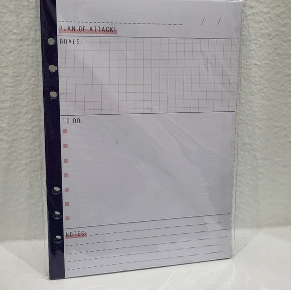 Planner inserts for 6 ring binders - Picture 2 of 3